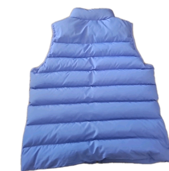 J.Crew Womens Mountain Puffer Perrywinkle Blue Quilted Lightweight Down Vest M - Picture 7 of 15